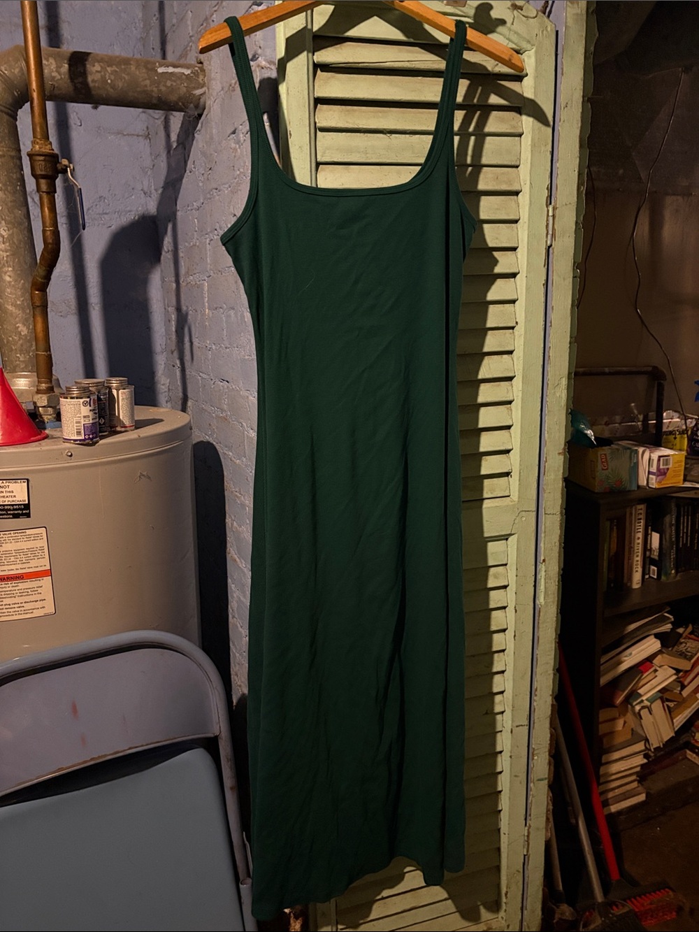 GAP Deep Green square neck Tank Dress